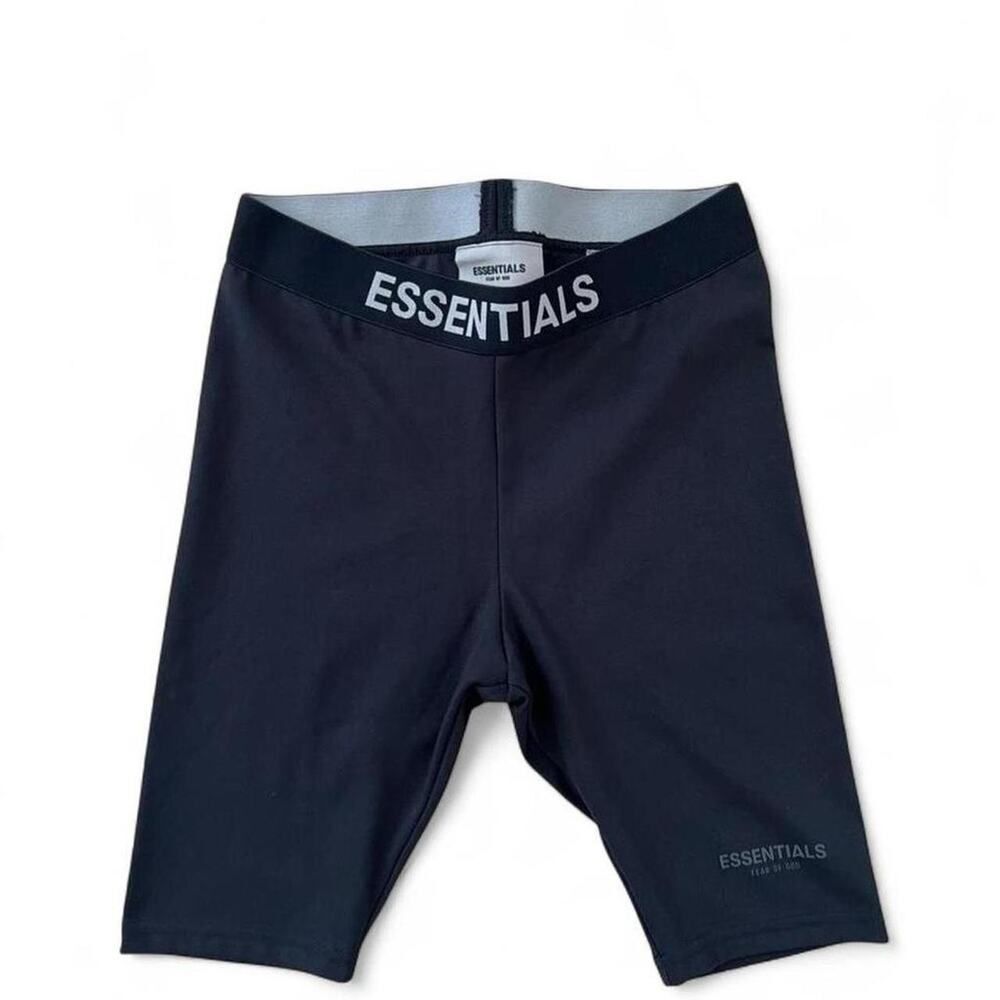 Fear of God Essentials Black Biker Shorts Women XS
